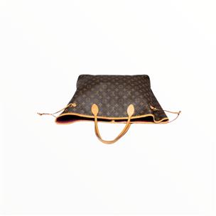 LOUIS VUITTON Neverfull GM Monogram Bag with wristlet/pouch
